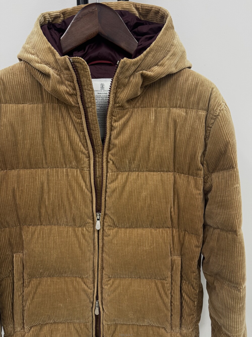 BRUNELLO CUCINELLI (국내 당일 발송) 브루넬로 쿠치넬리 코듀로이 후드 패딩 자켓