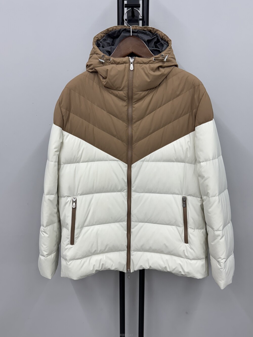 BRUNELLO CUCINELLI (국내 당일 발송) 브루넬로 쿠치넬리 배색 패딩 자켓