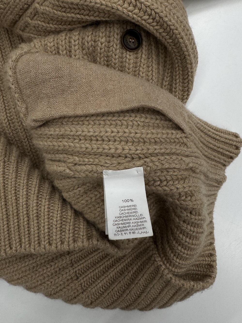 BRUNELLO CUCINELLI (국내 당일 발송) 브루넬로 쿠치넬리 캐시미어 더블 숄카라 가디건 실제 상품 상세 사진 6