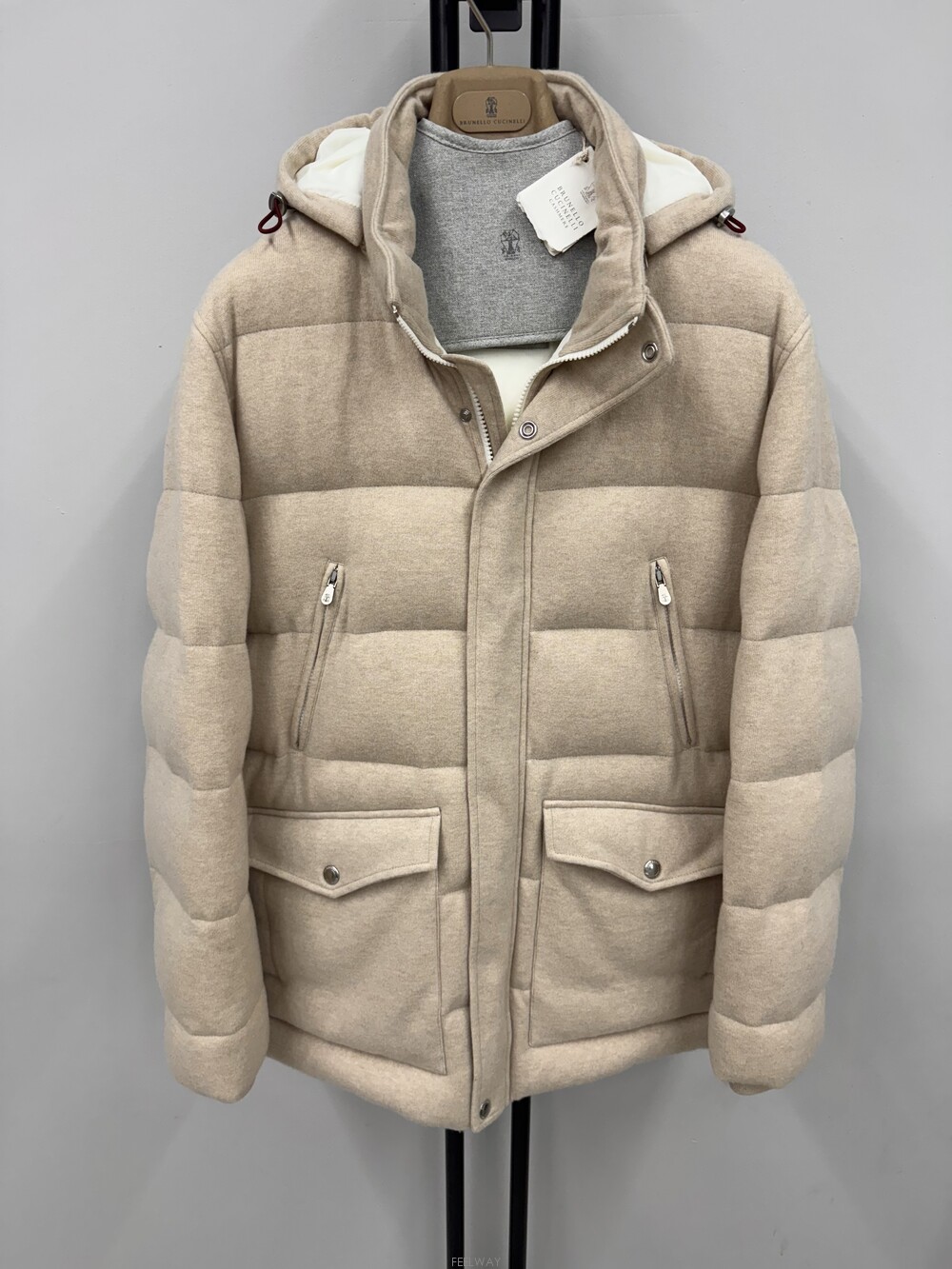 BRUNELLO CUCINELLI (국내 당일 발송) 브루넬로 쿠치넬리 캐시미어 패딩 자켓