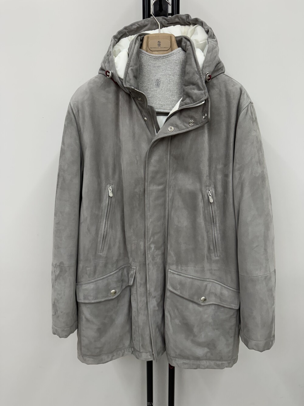 BRUNELLO CUCINELLI (국내 당일 발송) 브루넬로 쿠치넬리 스웨이드 패딩 자켓