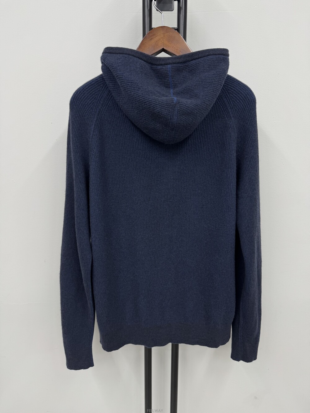 LORO PIANA (국내 당일 발송) 로로피아나 베이비 캐시미어 리브 후드 실제 상품 상세 사진 5