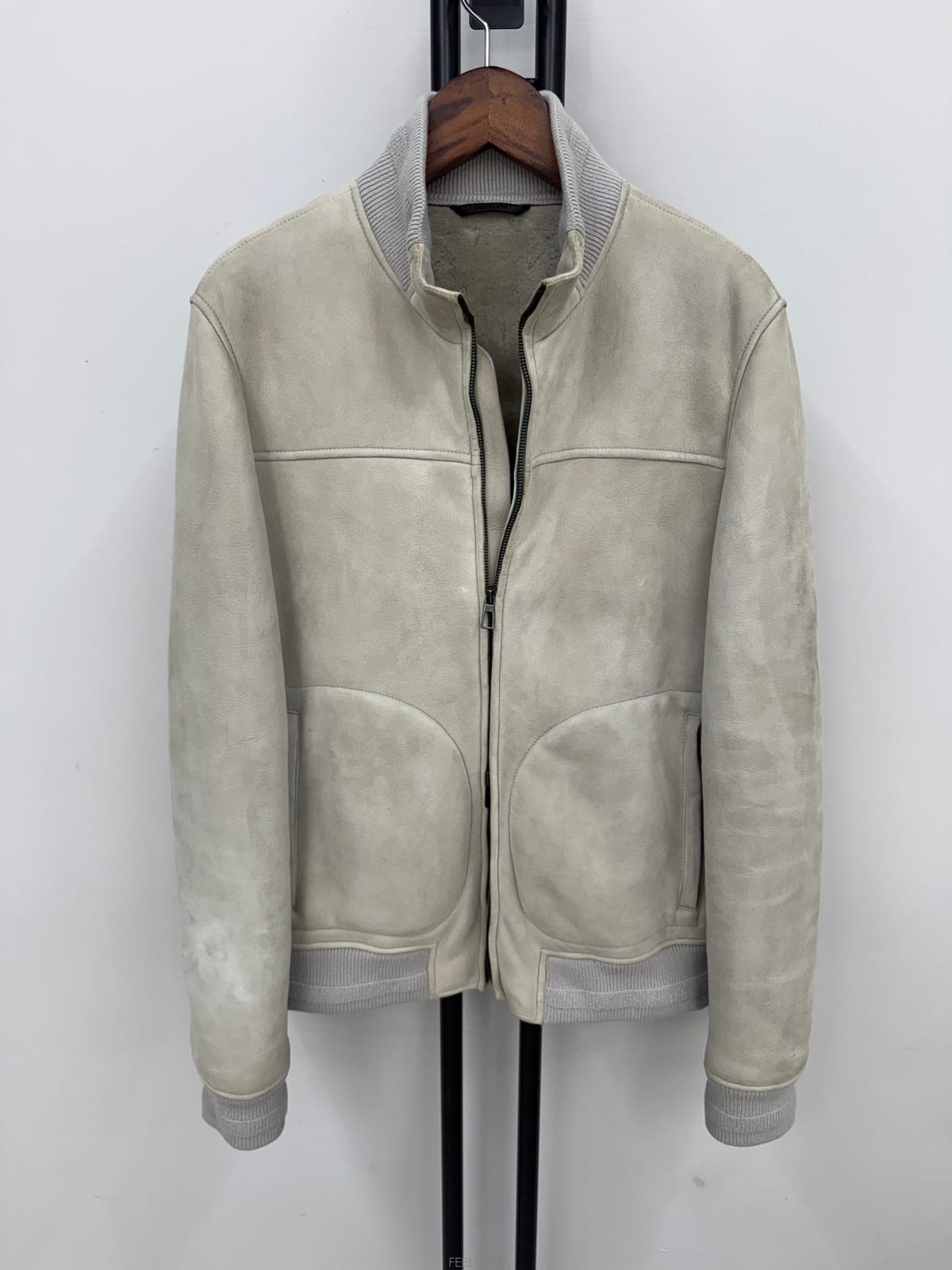 LORO PIANA (국내 당일발송) 로로피아나 스웨이드 퍼 무스탕 자켓