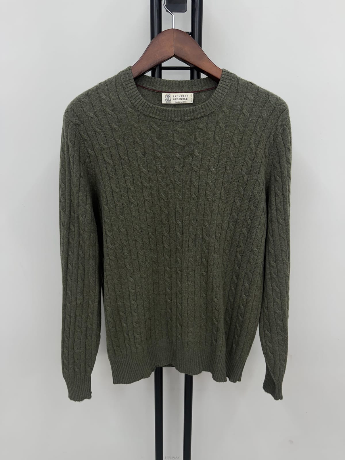 BRUNELLO CUCINELLI (국내 당일발송) 브루넬로 쿠치넬리 케이블 캐시미어 니트