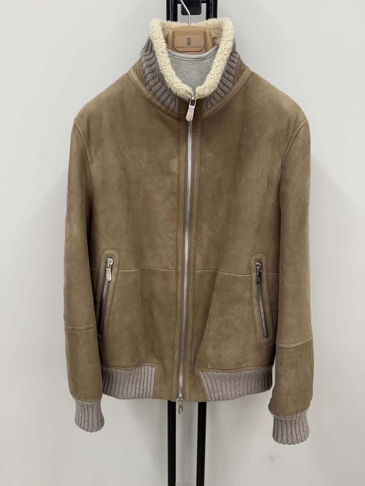 BRUNELLO CUCINELLI (국내 당일발송) 브루넬로 쿠치넬리 시어링 무스탕 자켓